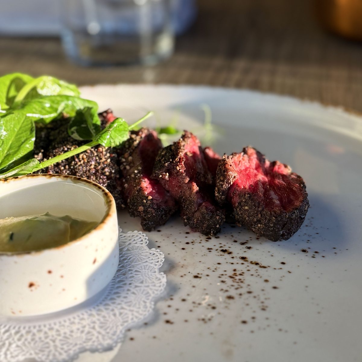 Wagyu Bavette Au Poivre 8oz